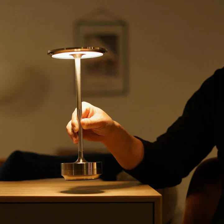 LuminLight Trådløs Oppladbar LED Bordlampe