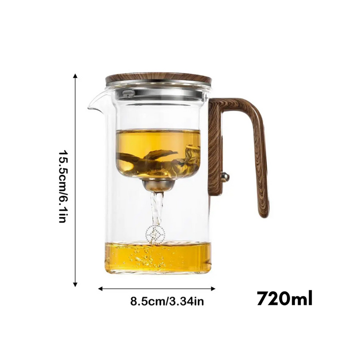 Elegant Gjennomsiktig Tekanne – ClearBrew