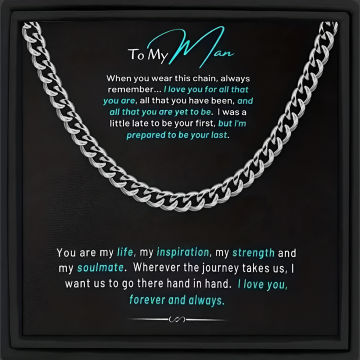 Menns Cuban Chain Halskjede