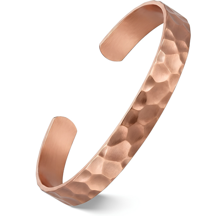 Vintage Rød Kobber Åpen Armbånd