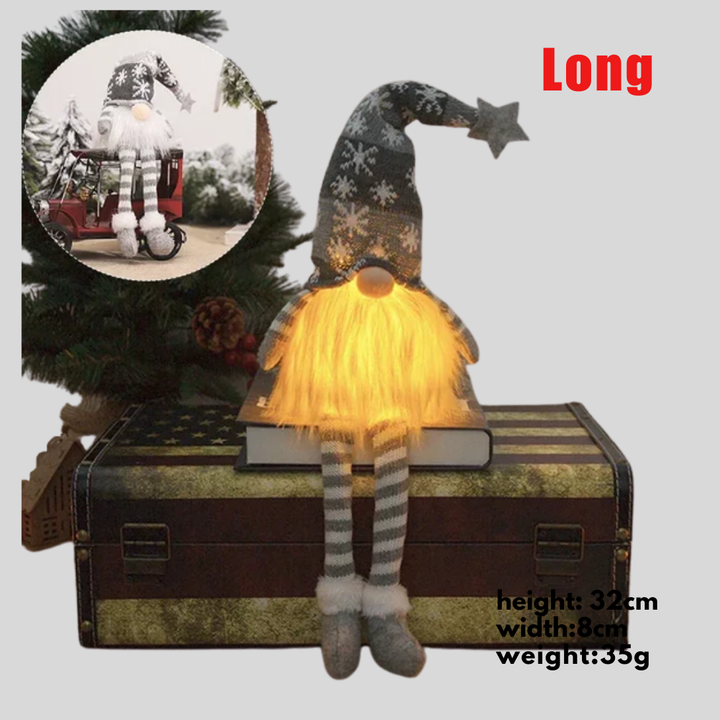 LED Uten Ansikt Dukke Gnome Ornamenter