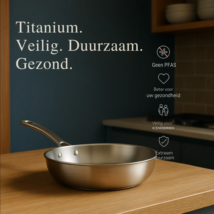 Titan-Wok med Flat Bunn – Bærekraftige og Trygge Kjøkkenredskaper for Sunn Matlaging