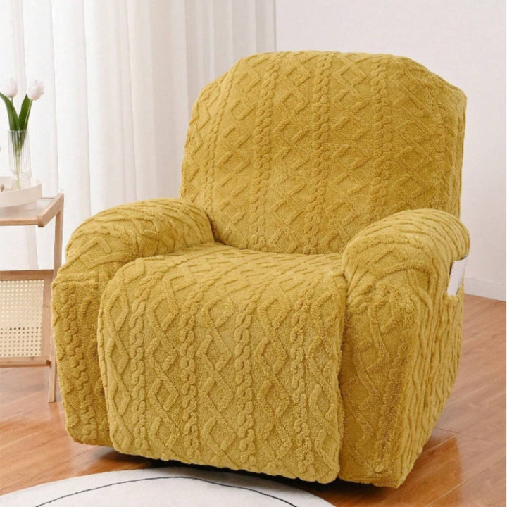 Myk, Ikke-Glidende Vinter Plush Recliner Sofa Trekk