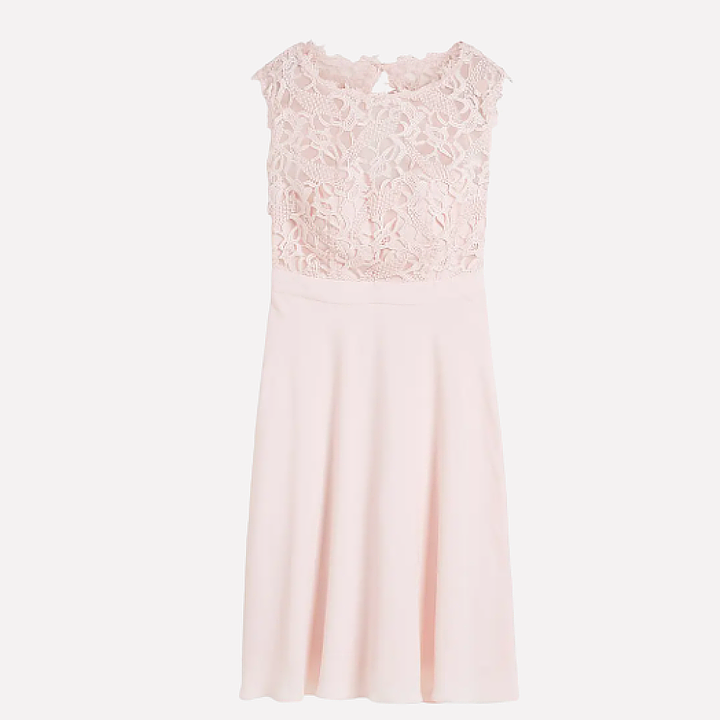 Kvinners Mini Kjole med Spiss