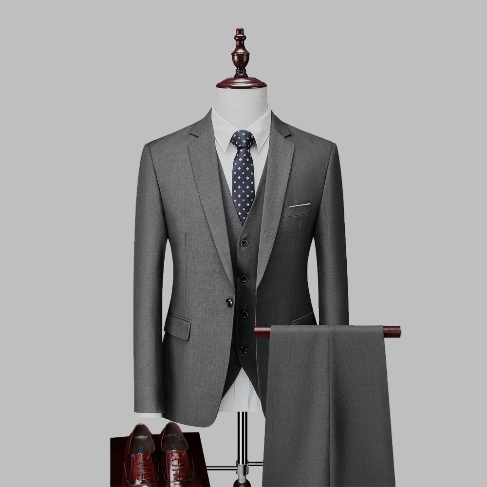 Menns svarte tre-dels dress