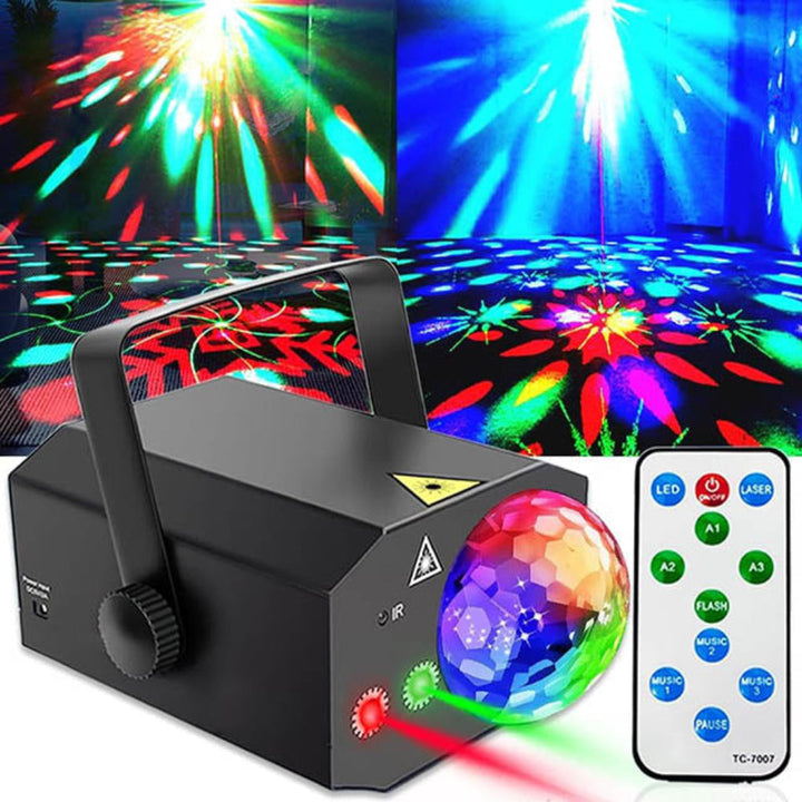 2-i-1 Laser Disco Lys