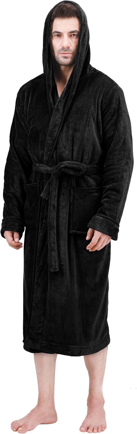 Mukava miesten fleece-kylpytakki - Harry