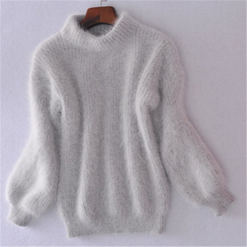 Mohair Turtleneck Genser