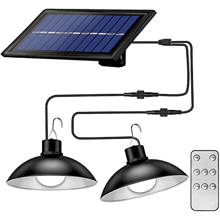 TwinRay – Trådløst Sett med Solcelle-LED-Lamper og Fjernkontroll
