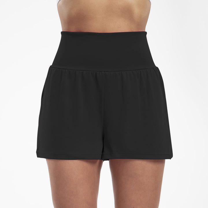 Høy Midje Yoga Shorts