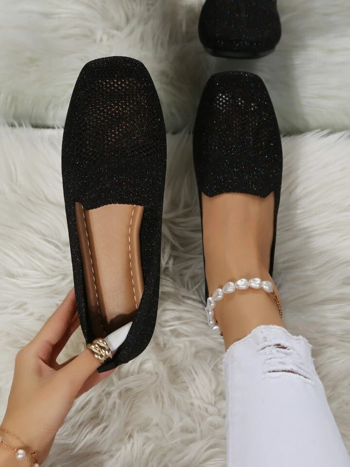 Ortopediske slip-on-sneakers for dame med myk fotseng og pustende mesh