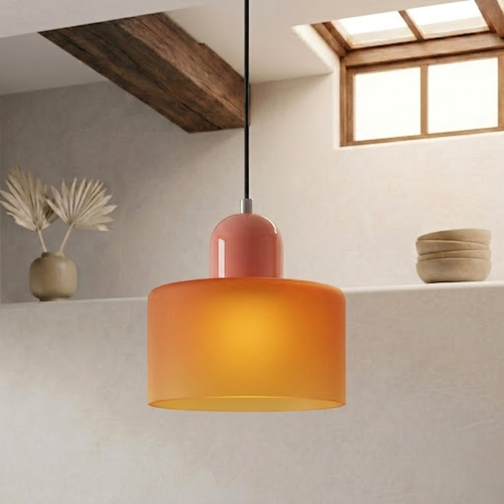 Ringformet taklampe med utvidet halo-design