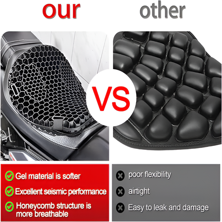 Motorcykel Gel Sete Pad for Langdistanse Turer