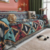 Aztek Geometrisk Mønster Sofa Trekk Boho-Inspirert Eleganse for Din Stue