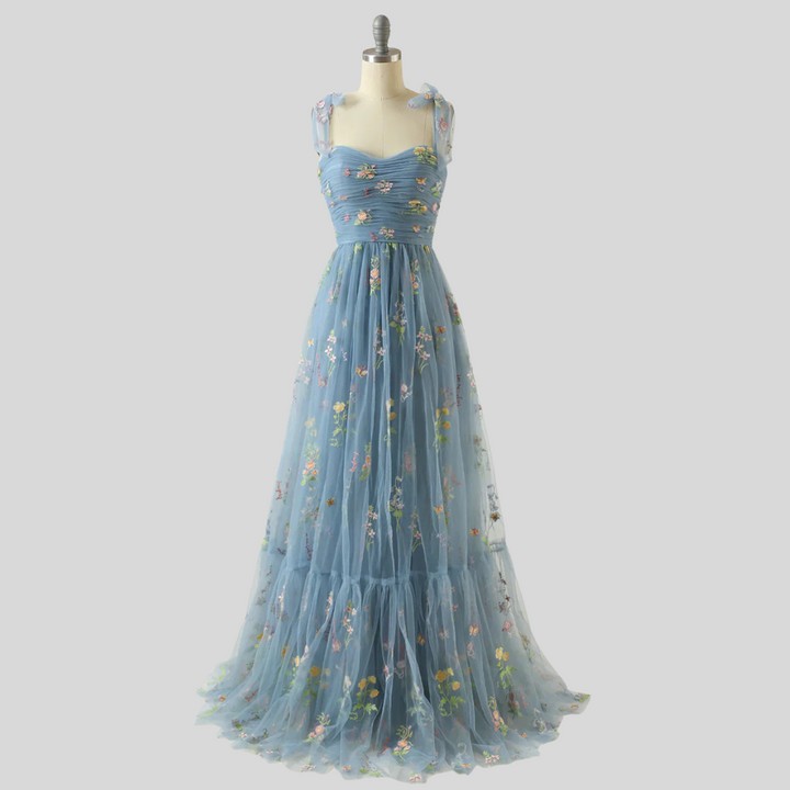 Elegant Brodert Tulle Ballkjole – Uttalelse Kveldsantrekk