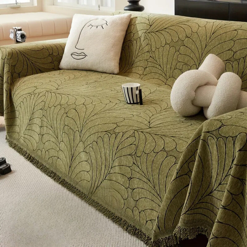 Frond Design Reversibel Sofa Cover