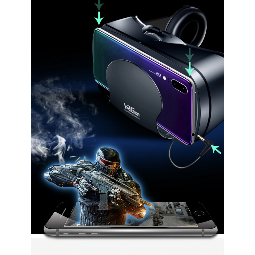Innovative VR Briller Headsett for iPhone og Android