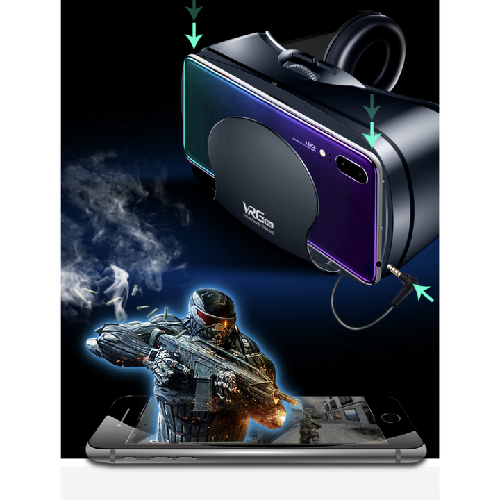 Innovative VR Briller Headsett for iPhone og Android