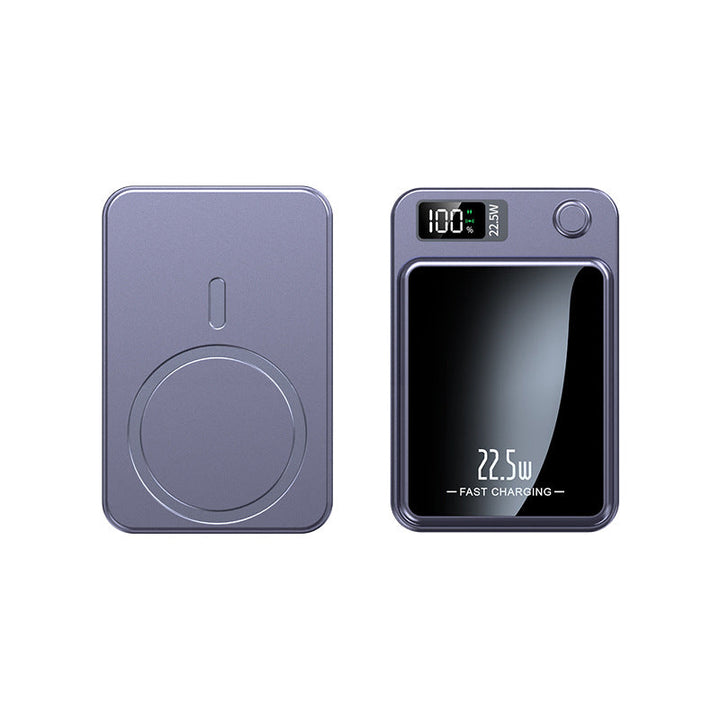 20 000 mAh bærbar lader med 22,5 W hurtiglading og 15 W trådløs Qi-lading