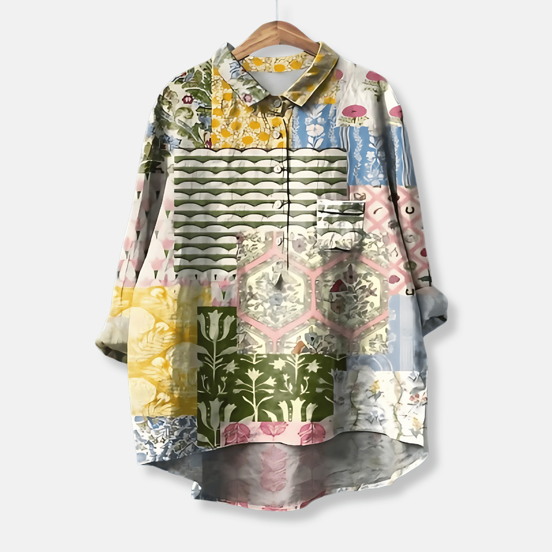 Kvinners Løse Passform Lang Bluse