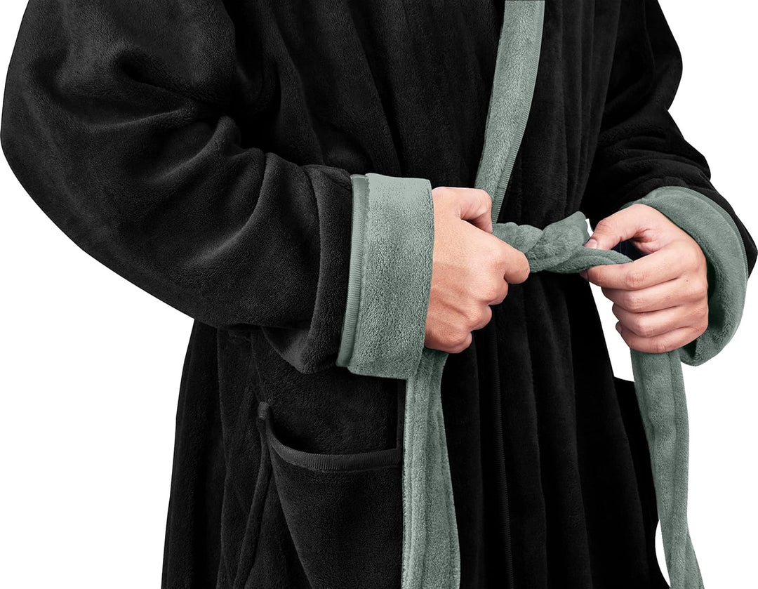 Mukava miesten fleece-kylpytakki - Harry
