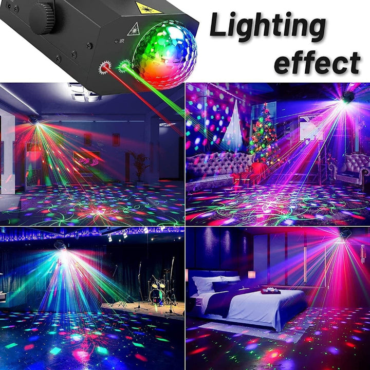 2-i-1 Laser Disco Lys