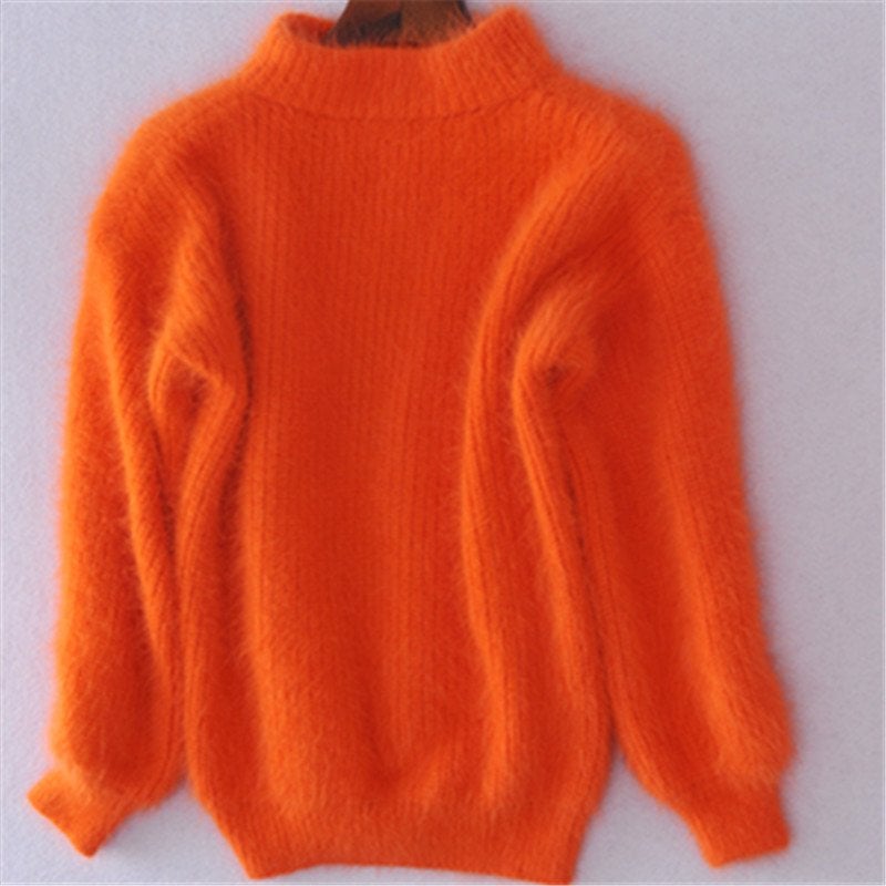Mohair Turtleneck Genser