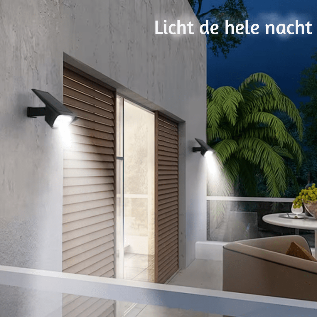 Stilfull vanntett solcelle-hagelampe