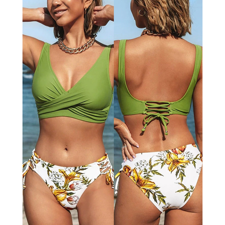 Maya – Kvinners 2-Dels Strand Bikini – Livlig Sommerstil