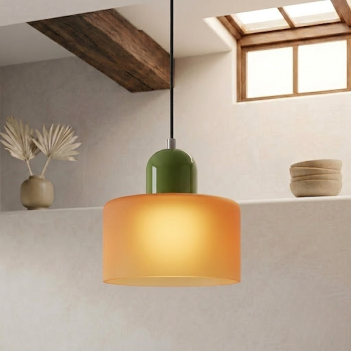 Ringformet taklampe med utvidet halo-design