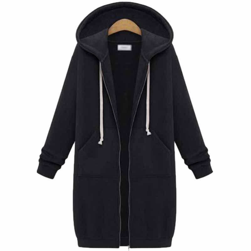 Rento pitkä naisten neuletakki - CozyZip