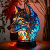 Dyrelamper i Farget Glass – Kunstnerisk Bordpynt