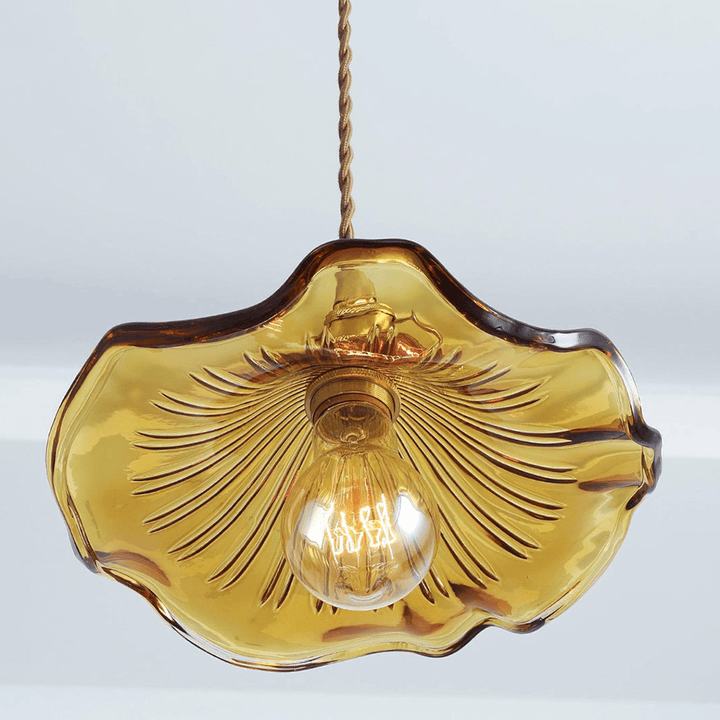 Hibiscus-hengelampe - koselig LED-belysning