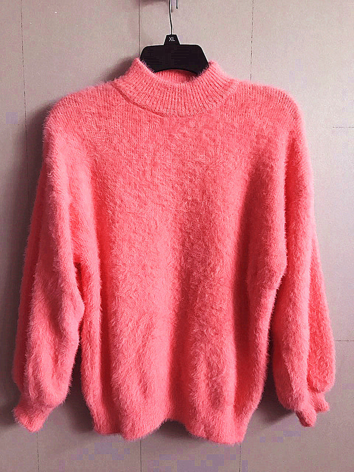 Mohair Turtleneck Genser