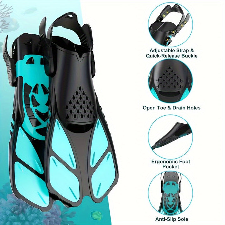 AquaFlex snorkelføtter – Ideelle for svømming og snorkling