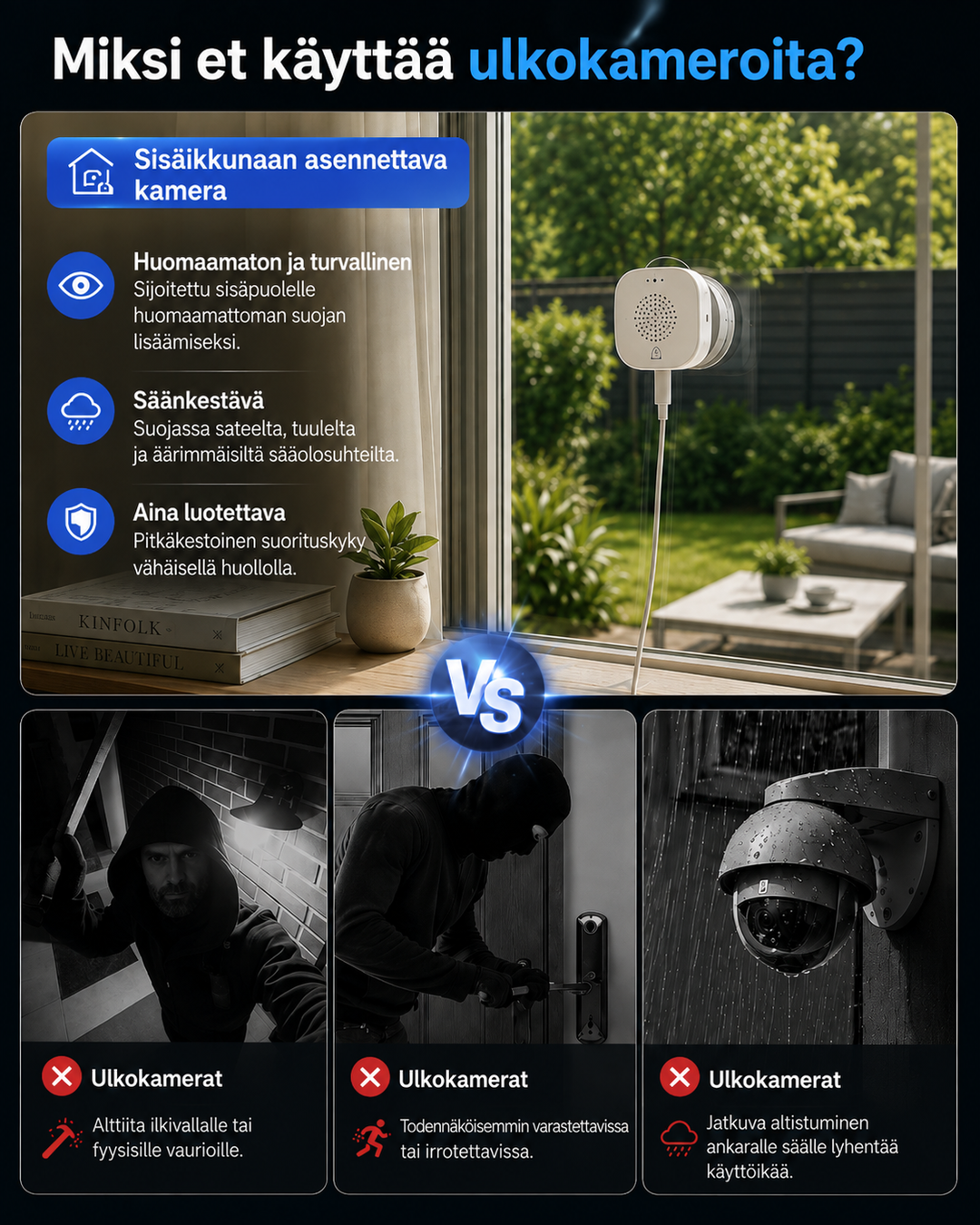 Window Watch overvåkingskamera – gjør ethvert vindu til et overvåkingskamera