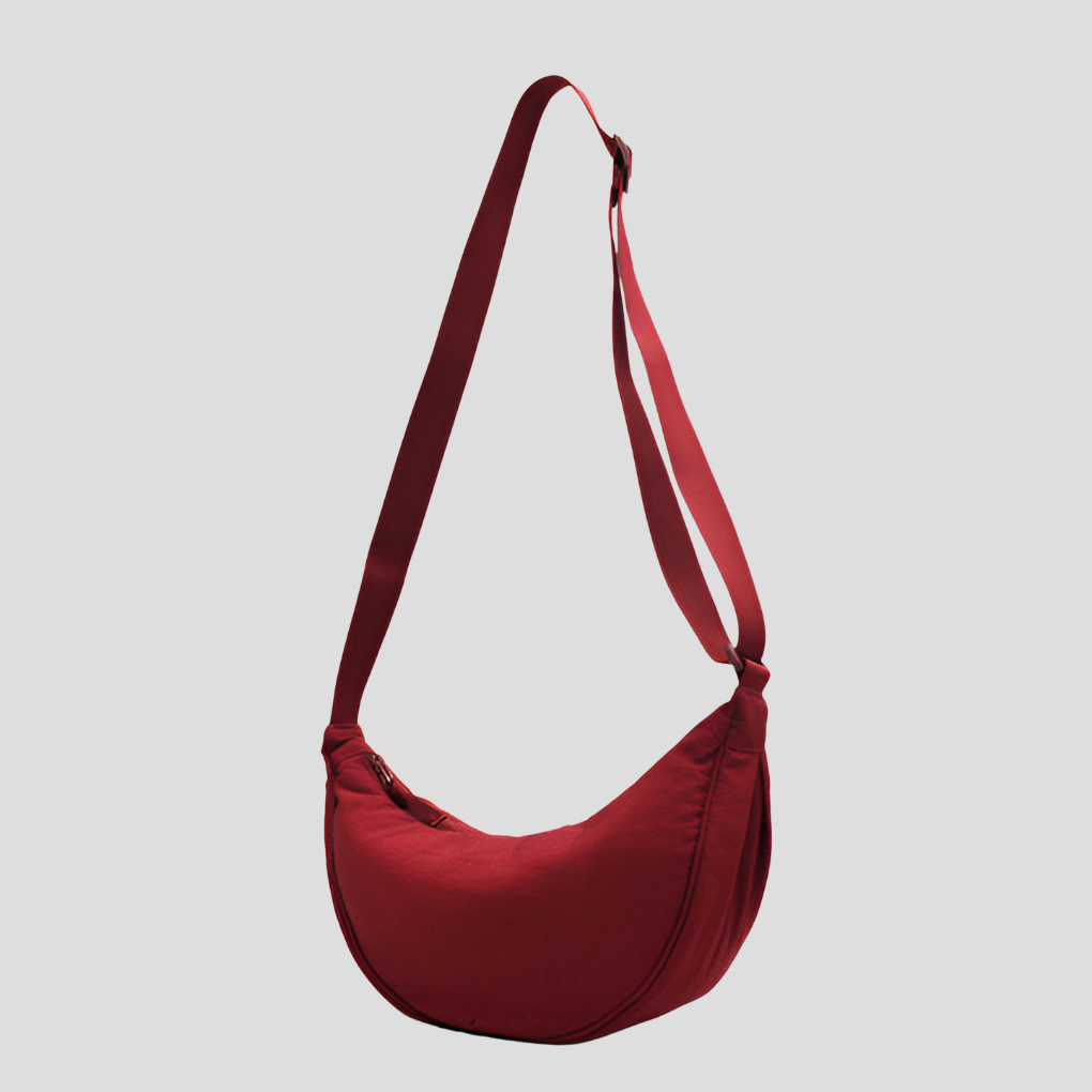 Romslig Nylon Skulderveske for Kvinner