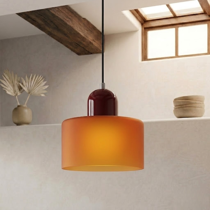 Ringformet taklampe med utvidet halo-design