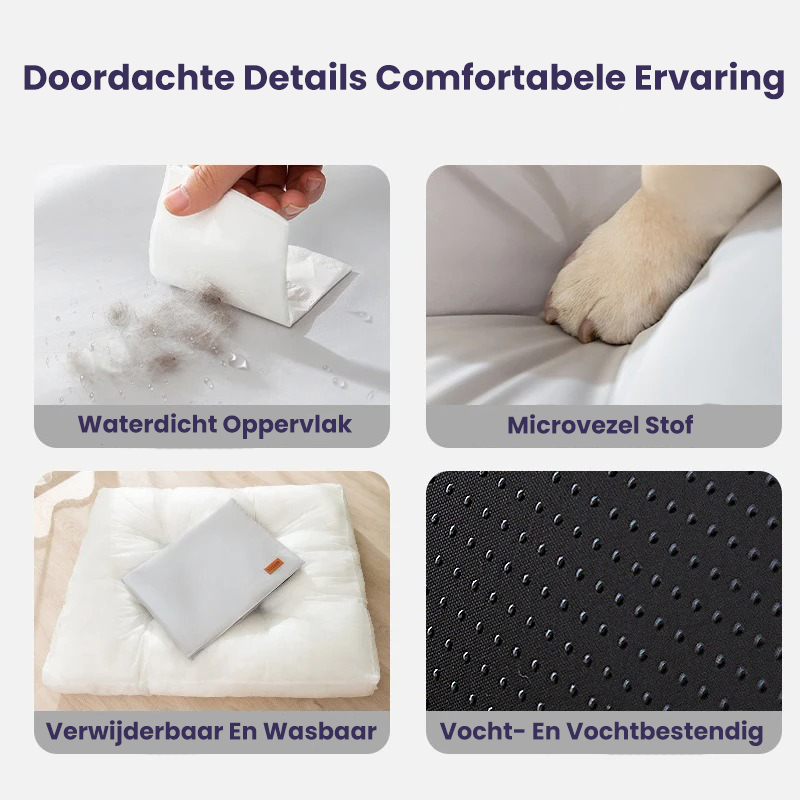 Vanntett ortopedisk hundepute – FlexiRest