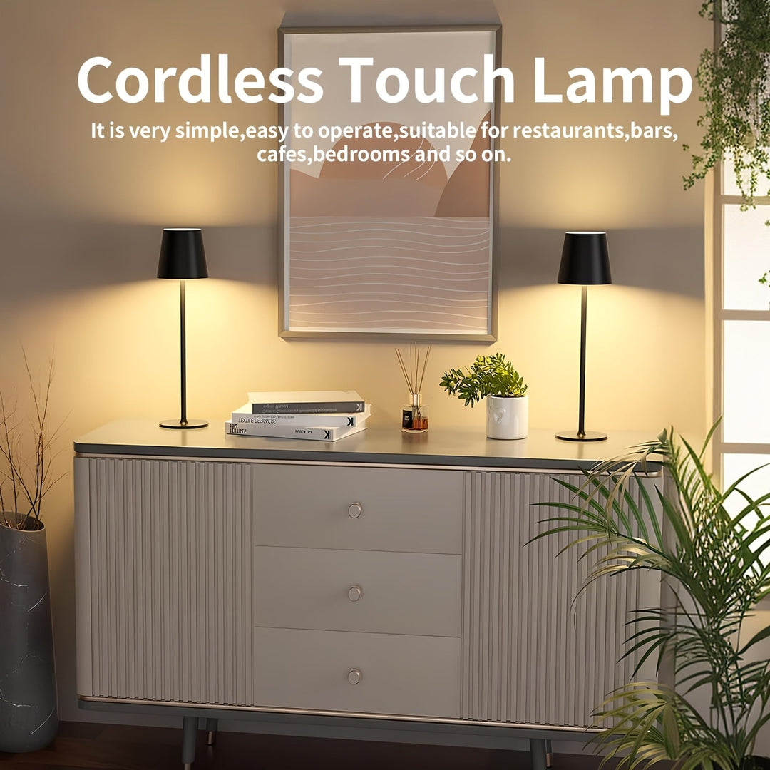 Elegant trådløs bordlampe – Moderne og praktisk