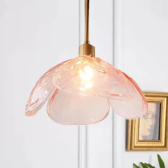 Blomsterblad Hengelampe - Elegant Nattlampe