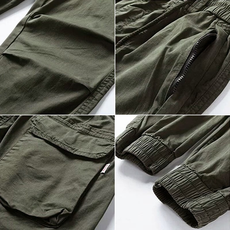 Menns Stretch Cargo Bukser – Rugged Utility med Hverdag Komfort