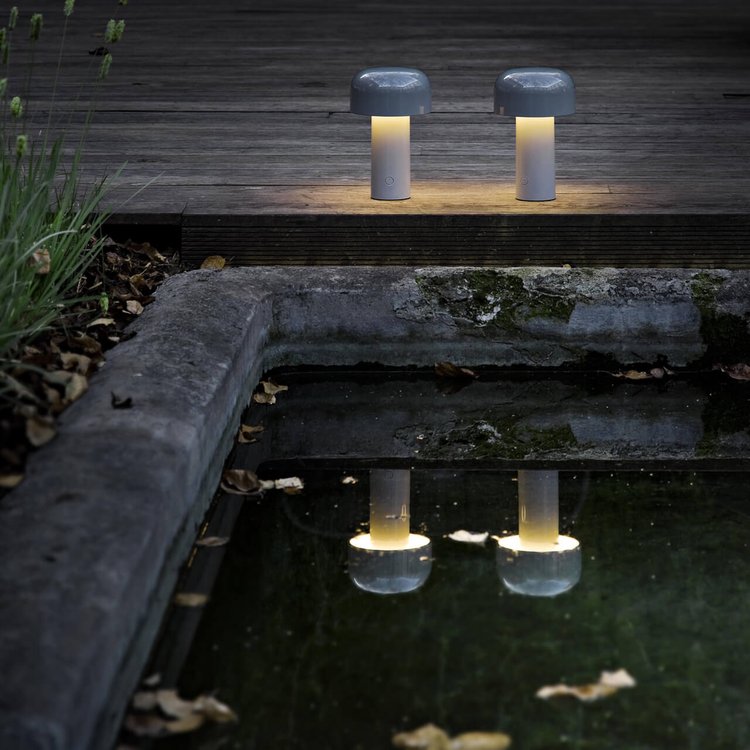 Agari Bordlampe i Soppform | Trådløs Stemningsbelysning