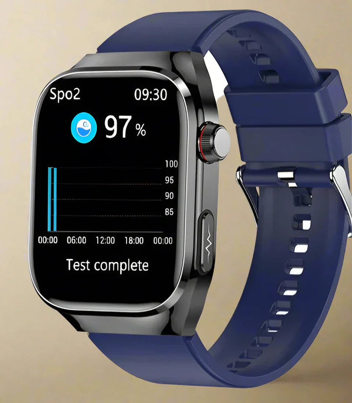 Avansert helse-smartklokke | EKG, blodsukker, 2,04" AMOLED-skjerm og treningsmodus