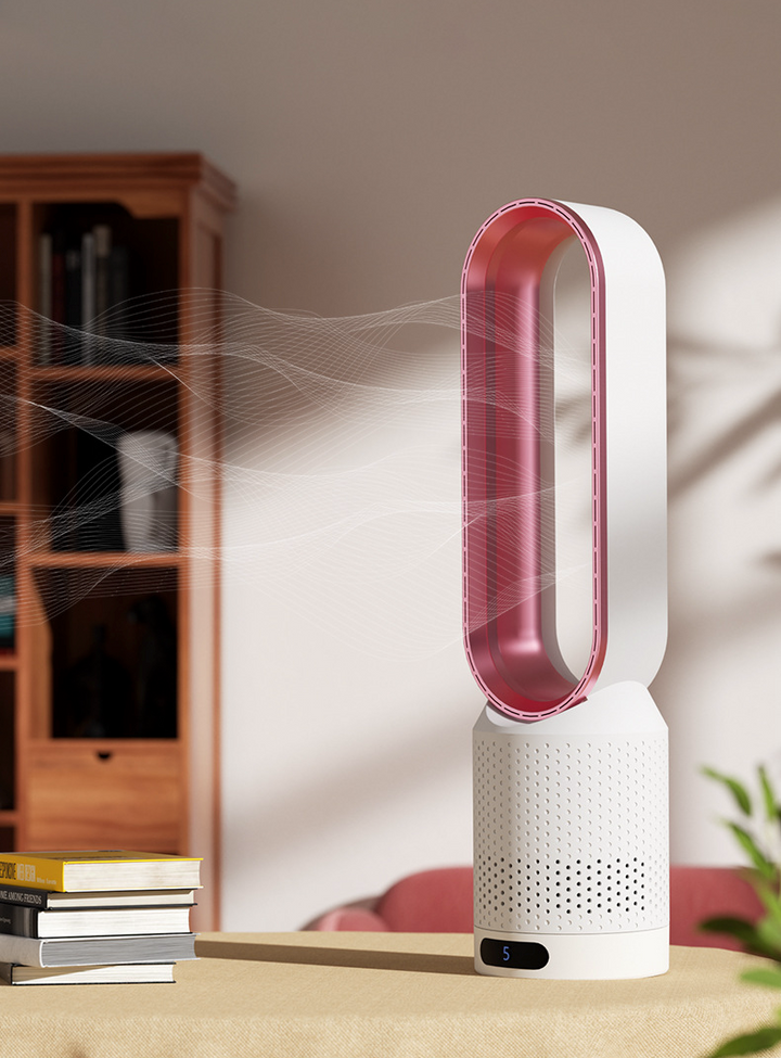 AirPure – Ultrastille bladfri tårnvifte (< 32 dB)