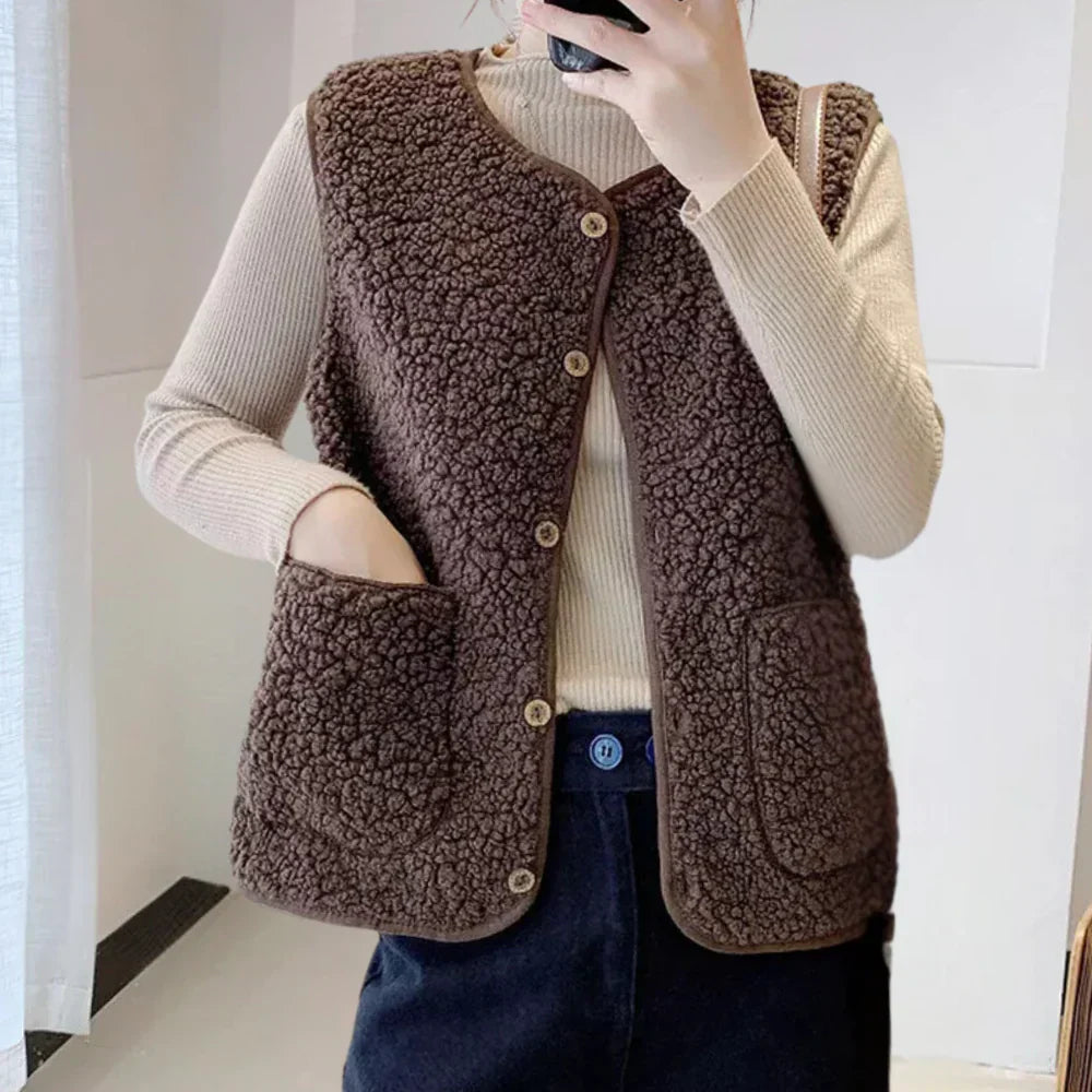 Trendy Varm Kardigan for Kvinner med Koselig Eleganse