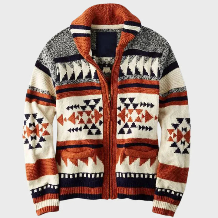 Stilig Menns Jacquard Vest