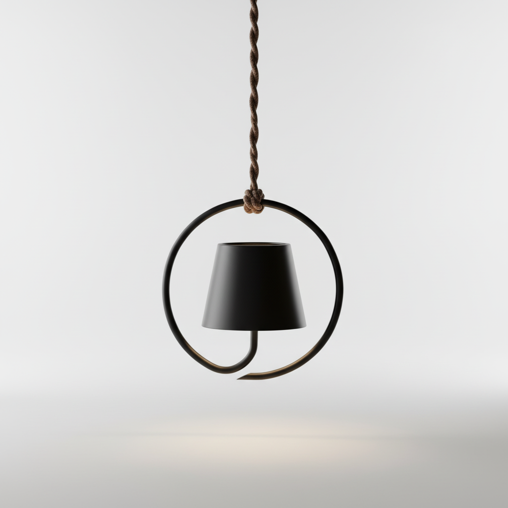 Oppladbar LED-hengelampe - LumiHalo