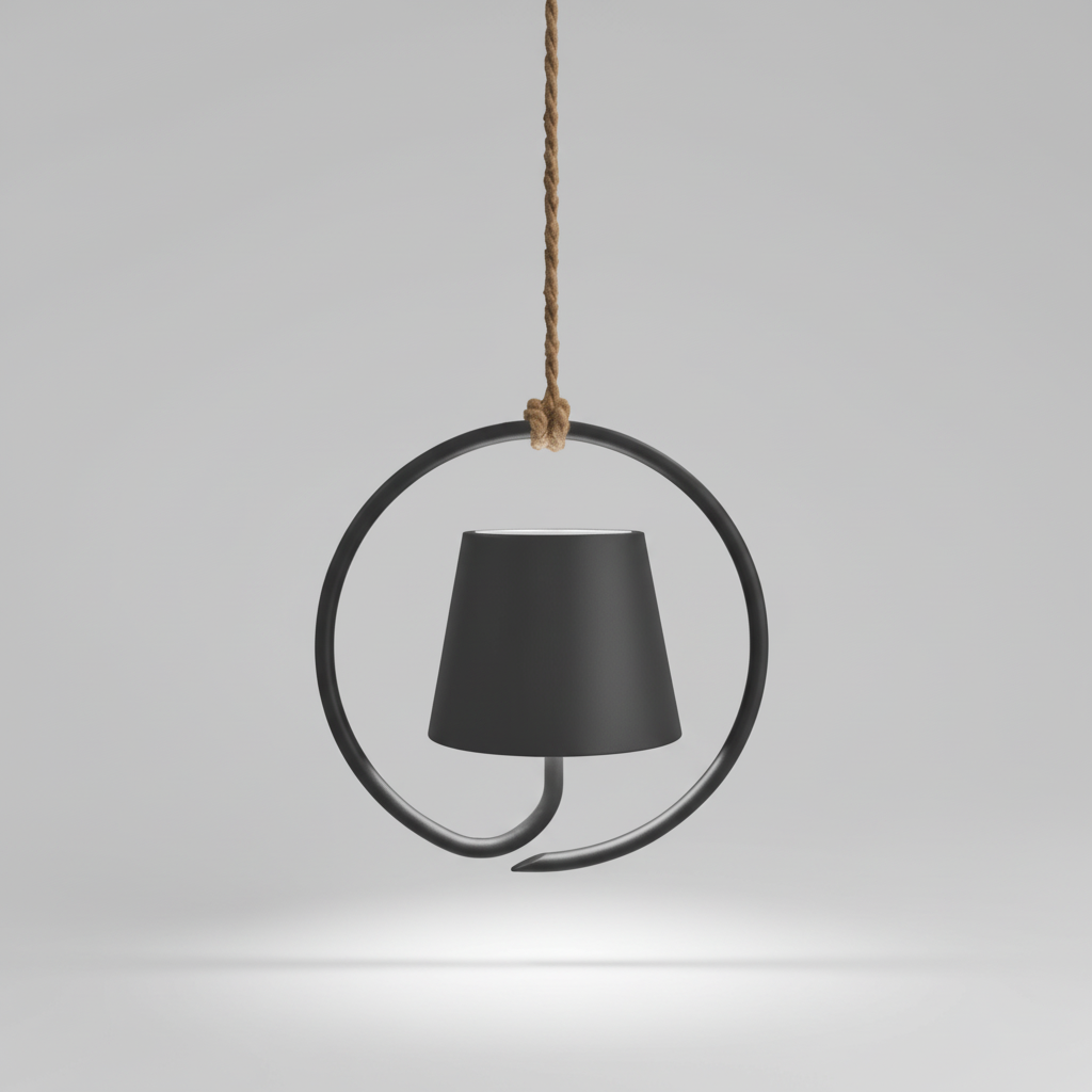 Oppladbar LED-hengelampe - LumiHalo