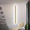 Arisha Minimalistisk Lineær Vegglampe LED Gull/Svart/Hvit Soverom